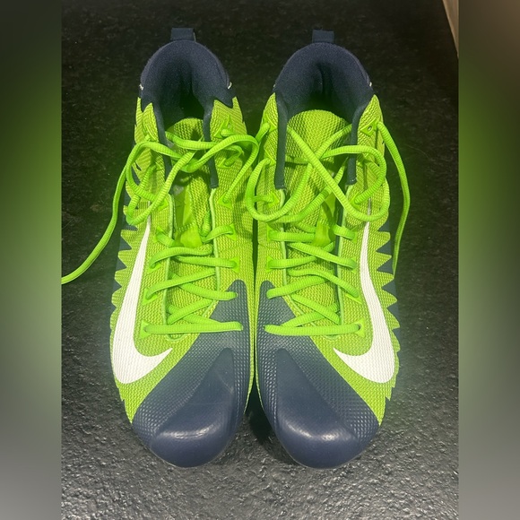 Nike Alpha Menace Pro Seattle Seahawks Football Cleats Mens Size 12 - Picture 5 of 8